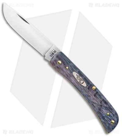 Case Sodbuster Jr. Knife 3.625" Grey Bone CV Crandall Jig (6137 CV) 58412
