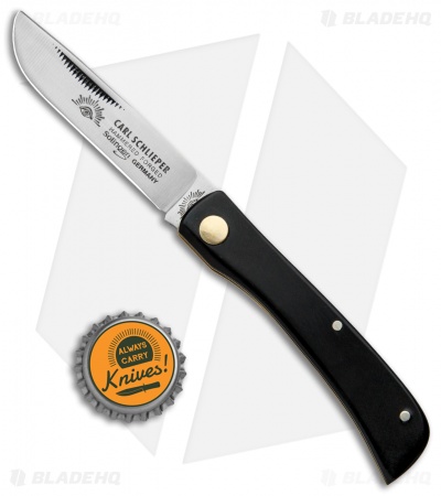 Eye Brand Sodbuster Jr Slip Joint Knife Black (2.87" Satin)