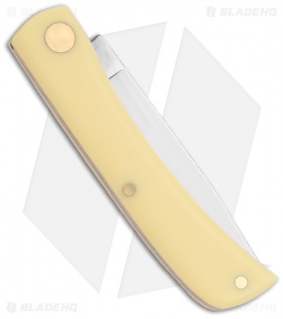 Case Sodbuster Jr. Knife 3.625" Yellow Synthetic (3137 CV) 032