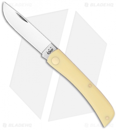 Case Sodbuster Jr. Knife 3.625" Yellow Synthetic (3137 CV) 032