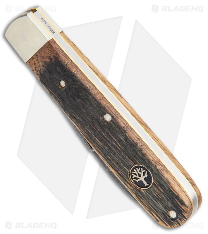 Boker Barlow Prime Pocket Knife Castle Wood (3.875" Acid Wash) 