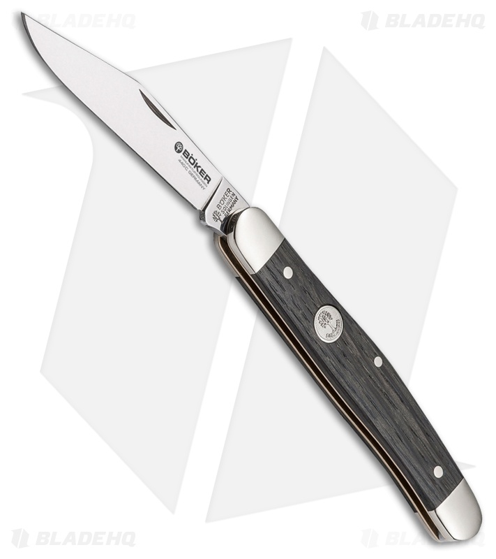 Boker Stockman Classic Pocket Knife 4" Bog Oak Wood (117477)