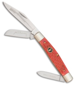 Browning Stockman Traditional Pocket Knife 1.50" Red Bone 