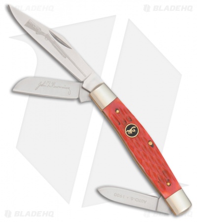 Browning Stockman Traditional Pocket Knife 1.50" Red Bone 