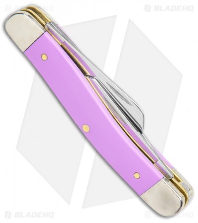 Case Medium Stockman Pocket Knife 3.5" Lilac Synthetic (4318 SS) 39162
