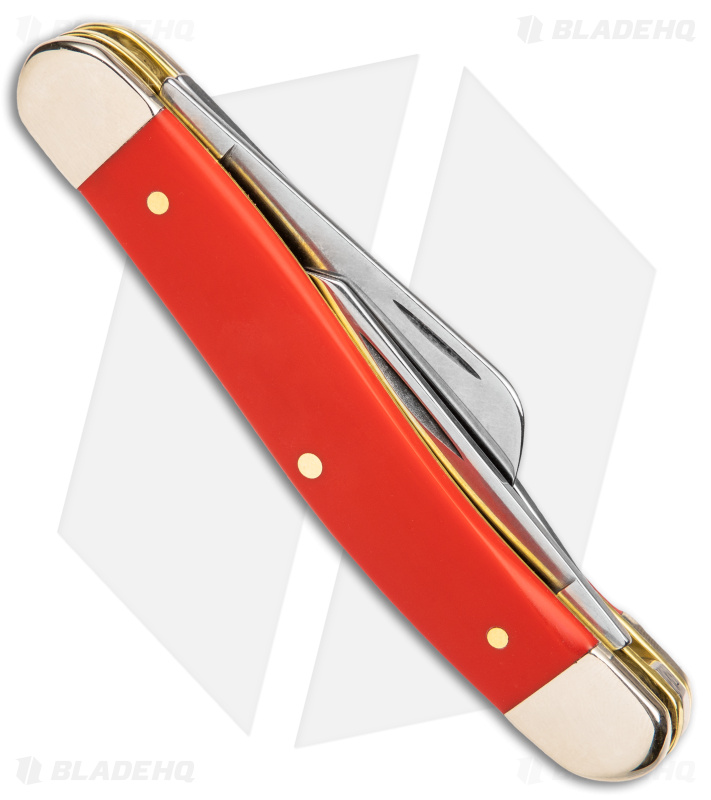 Case Medium Stockman Knife 3.6" American Workman Red Synthetic (4318 CS) 73931