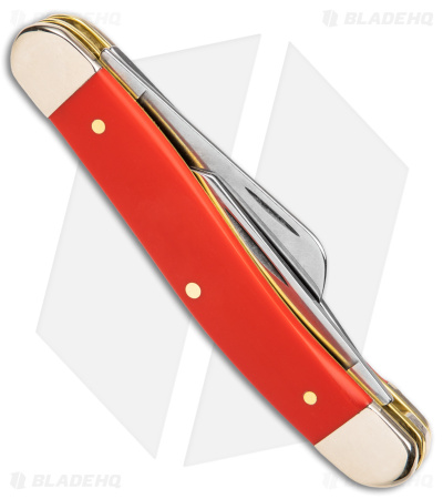Case Medium Stockman Knife 3.6" American Workman Red Synthetic (4318 CS) 73931