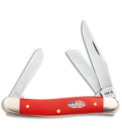 Case Medium Stockman Knife 3.6" American Workman Red Synthetic (4318 CS) 73931