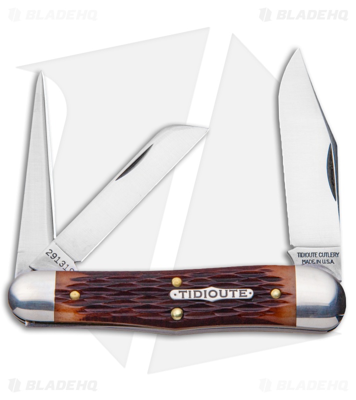 GEC Tidioute 29 Stockyard Whittler Pocket Knife Burnt Sienna