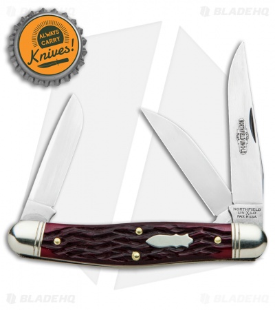 GEC #82 Northfield UN-X-LD Dixie Stockman Pocket Knife 4.1" Elderberry 828318