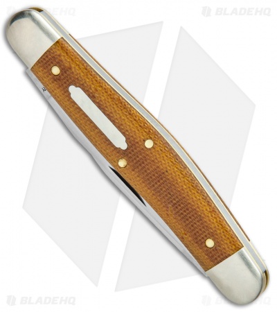 GEC #82 Tidioute Cutlery Dixie Stockman Pocket Knife 4.1" Nat Micarta 828218