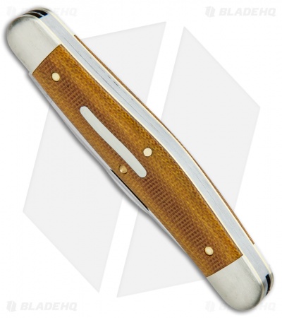 GEC #82 Tidioute Cutlery Dixie Stockman Pocket Knife 4.1" Nat Micarta  828318