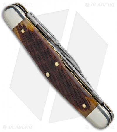 GEC #82 Tidioute Cutlery Stockman Pocket Knife 4.1" Copperhead Jig Bone  828318