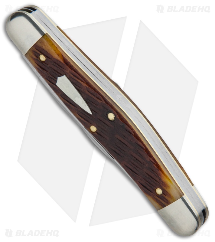 GEC #82 Tidioute Cutlery Stockman Pocket Knife 4.1" Copperhead Jig Bone  828318
