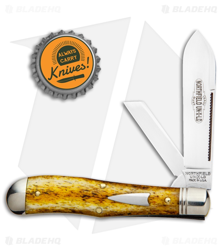 GEC Tidioute - #92 Eureka Jack Pocket Knife | Jigged Camel Bone