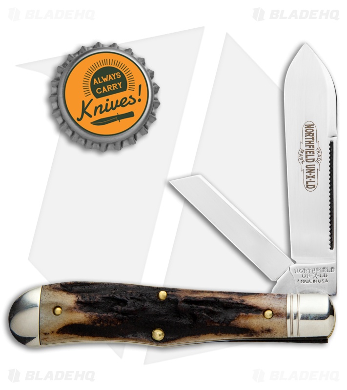 GEC Tidioute - #92 Eureka Jack Pocket Knife | Sambar Stag
