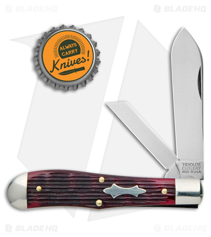 GEC Tidioute - #92 Eureka Jack Pocket Knife | Elderberry Jigged Bone