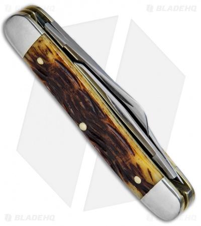 GEC #66 Tidioute Cutlery Stockman Pocket Knife 3.3" Autumn Jig Bone 661317