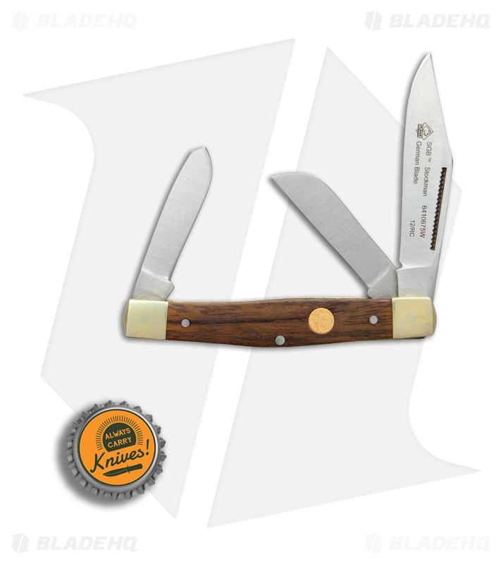 Puma SGB Stockman Pocket Knife 3.875" Jacaranda Wood (6410675W)