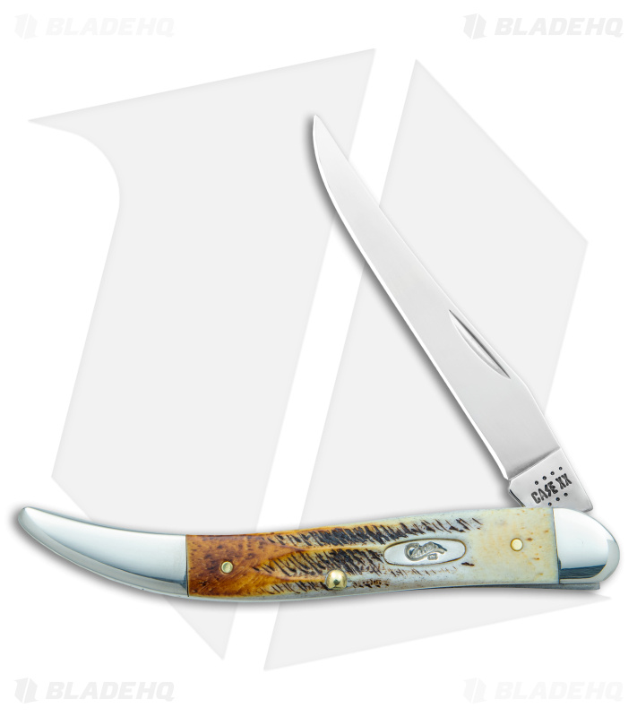 Case Medium Texas Toothpick Knife 3" Case 6.5 BoneStag (6.510094 SS) 65328