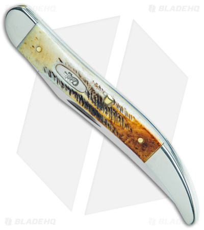 Case Medium Texas Toothpick Knife 3" Case 6.5 BoneStag (6.510094 SS) 65328