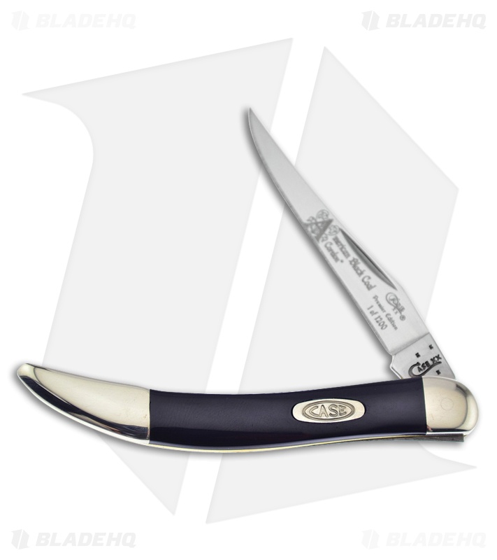 Case Premier Edition Small Texas Toothpick Knife 3" Black Corelon 910096ABC