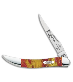 Case Premier Edition Small Texas Toothpick Knife 3" Golden Ruby Corelon 