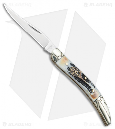 Frost Cutlery Toothpick  Pocket Knife 3" Mojave Bone MB-109MB