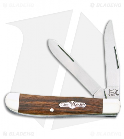 Bear & Son Kodiak Mini Trapper Desert Ironwood Pocket Knife (2.75" Satin) K207E