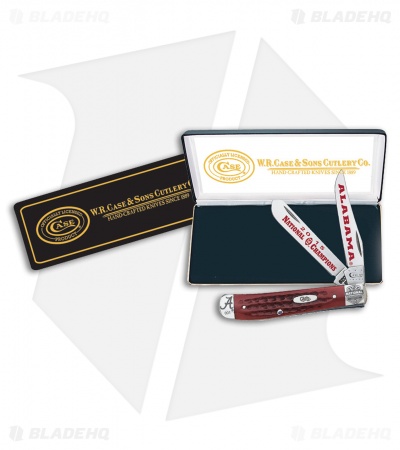 Case Alabama Championship Traditional Pocket Knife 3.75" Red CAAL15CA784
