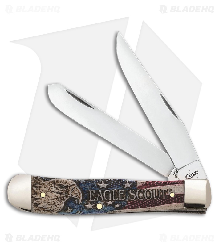 Case BSA Eagle Scout Trapper Traditional Knife 4.125" Bone (6254 SS) 18050