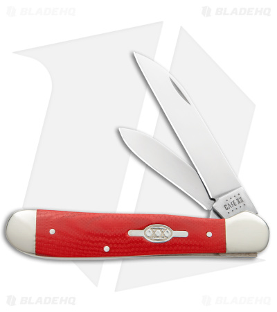 Case Copperhead Pocket Knife | Smooth Red G-10 | 45403 - Blade HQ
