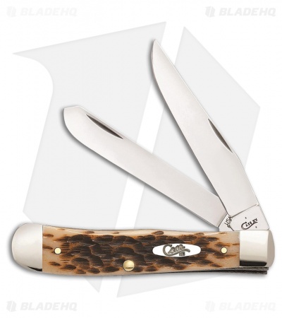 Case Cutlery Trapper Traditional Knife 4.125" Amber Bone (6254C SS) 06540 