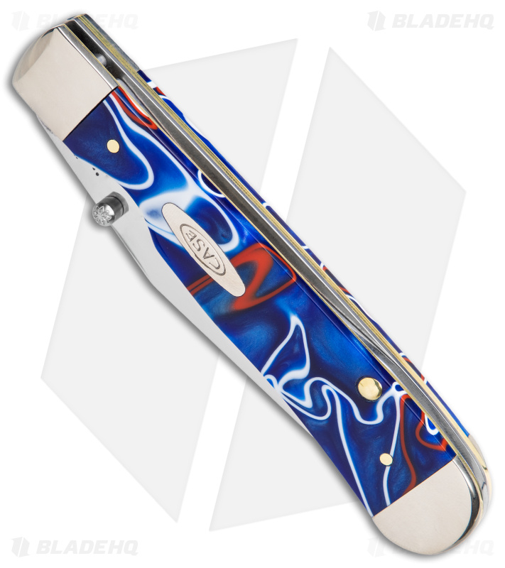 SWITCHBLADE ロック　バンド Case Kickstart TrapperLock Patriotic (10154AC SS) - Blade HQ