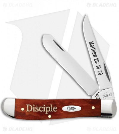 Case Knives Mini Trapper Embellished Smooth Chestnut Bone (6207 SS) - 60868