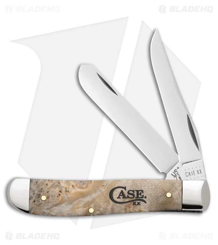 Case Knives Mini Trapper Pocket Knife 3.5" Smooth Box Elder (7207 SS) 16565