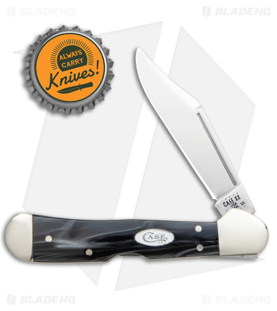 Case Mini CopperLock Knife Black Pearl Kirinite (2.7" Polish) 23676