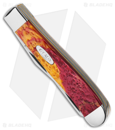 Case Premier Edition Mini Trapper Knife 3.5" Golden Ruby Corelon 9207GR