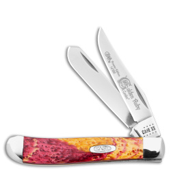 Case Premier Edition Mini Trapper Knife 3.5" Golden Ruby Corelon 9207GR