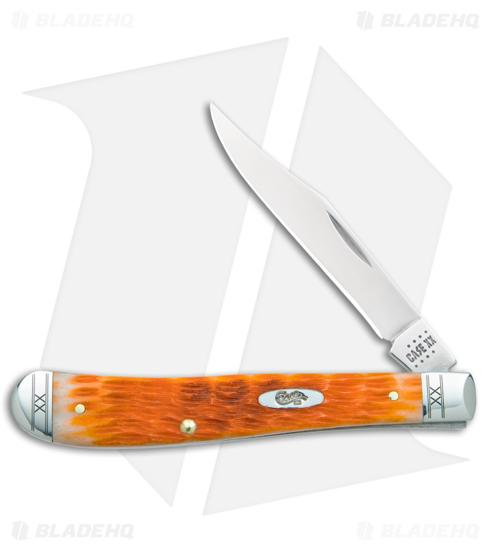 Case Slimline Trapper Knife | Red Bone/Crandall Jig 35814 - Blade HQ