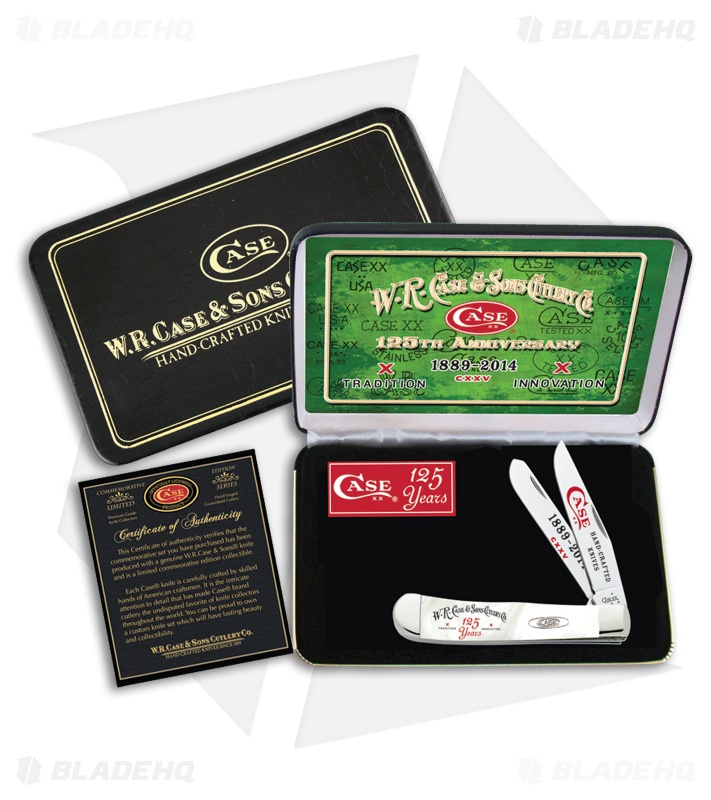 Case Trapper 125th Anniversary Gift Set White Pearl Corelon (9254 SS) 9254125WP