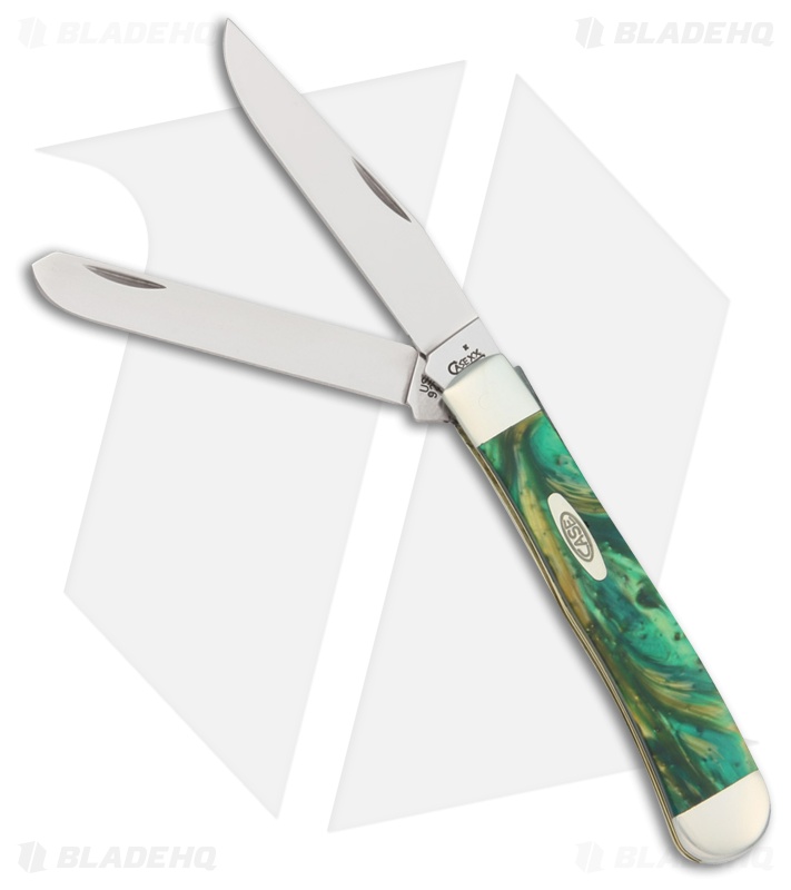 Case Trapper Knife 4.125" Cat's Eye Corelon (9254 SS) 9254CE