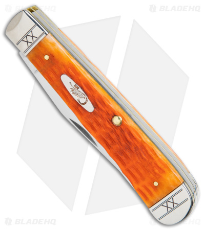 Case Trapper Knife 4.1" Cayenne Bone/Crandall Jig (6254 SS) 35810