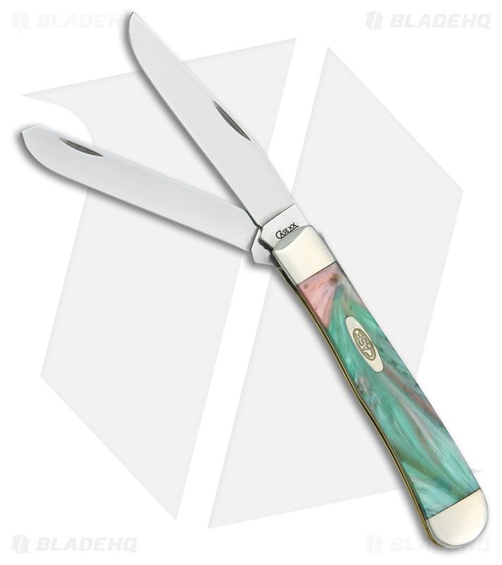 Case Trapper Knife 4.125" Coral Sea Corelon (9254 SS) 9254CS