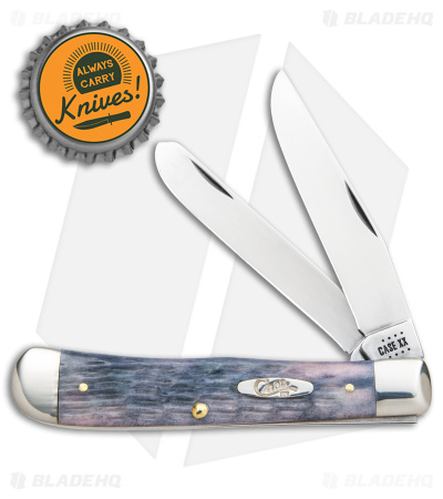 Case Cutlery Trapper Knife Gray Bone CV Crandall Jig (6254 CV) 58410