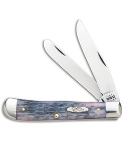 Case Cutlery Trapper Knife Gray Bone CV Crandall Jig (6254 CV) 58410