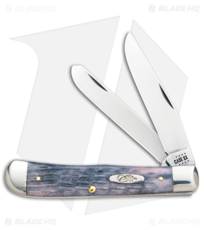 Case Trapper Knife | Gray Bone CV Crandall Jig | 58410 - Blade HQ