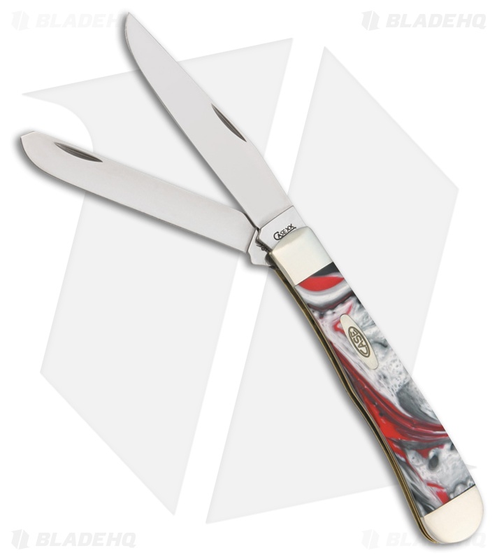 Case Trapper Knife 4.125" Man in Black Corelon (9254 SS) 9254MB