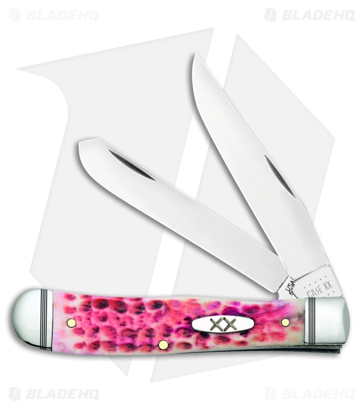 Case Trapper Knife 4.25" Raspberry Bone Standard Jig (6254 CV) 27720