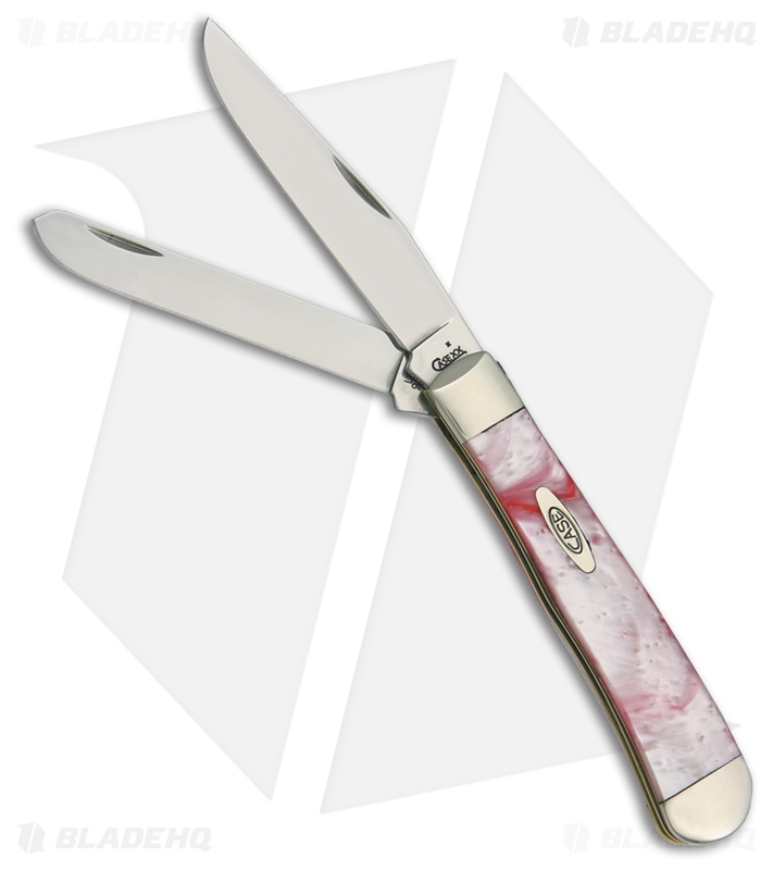 Case Trapper Knife 4.125" Peppermint Corelon (9254 SS) 9254PM